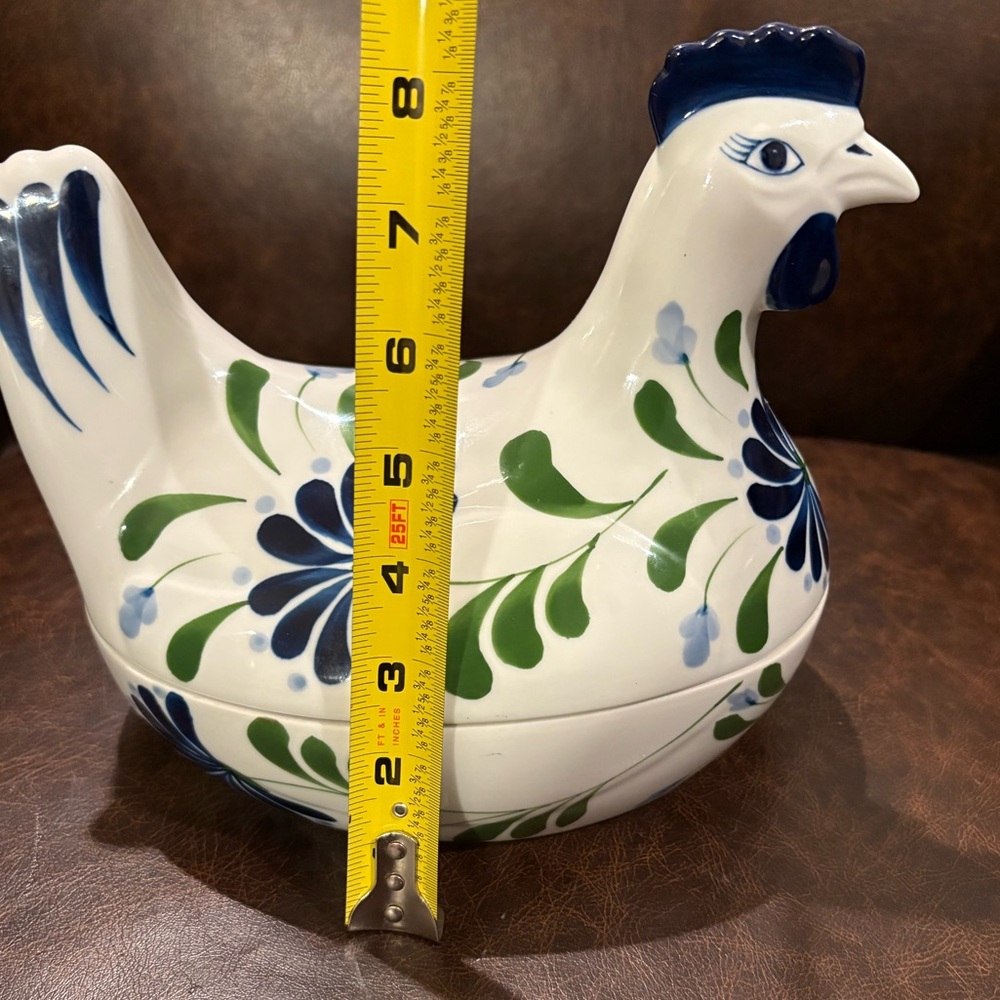 Dansk Blue Flower Chicken Casserole Dish 🐓 💙 - Picture 9 of 9